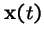 ${\bf x}(t)$