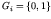 $G_i = \{0,1\}$