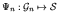 $\Psi_n:{\cal G}_n\mapsto {\cal S}$